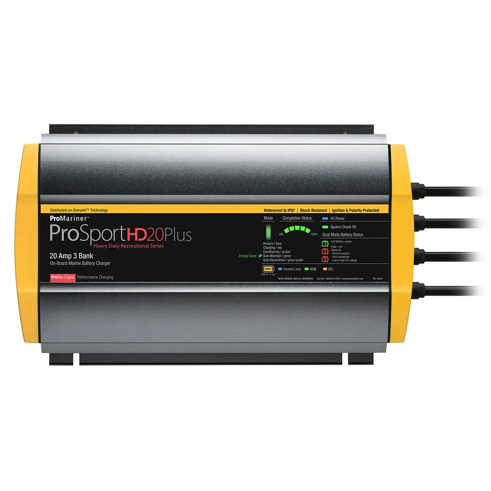 ProSportHD 20 Plus Gen 4 - 20 Amp - 3 Bank Battery Charger