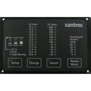 Xantrex Heart FDM-12-25 Remote Panel, Battery Status  Freedom Inverter/Charger Remote Control [84-2056-01]