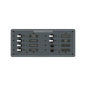 Blue Sea 8511 AC 8 Position 230v (European) Breaker Panel (White Switches [8511]