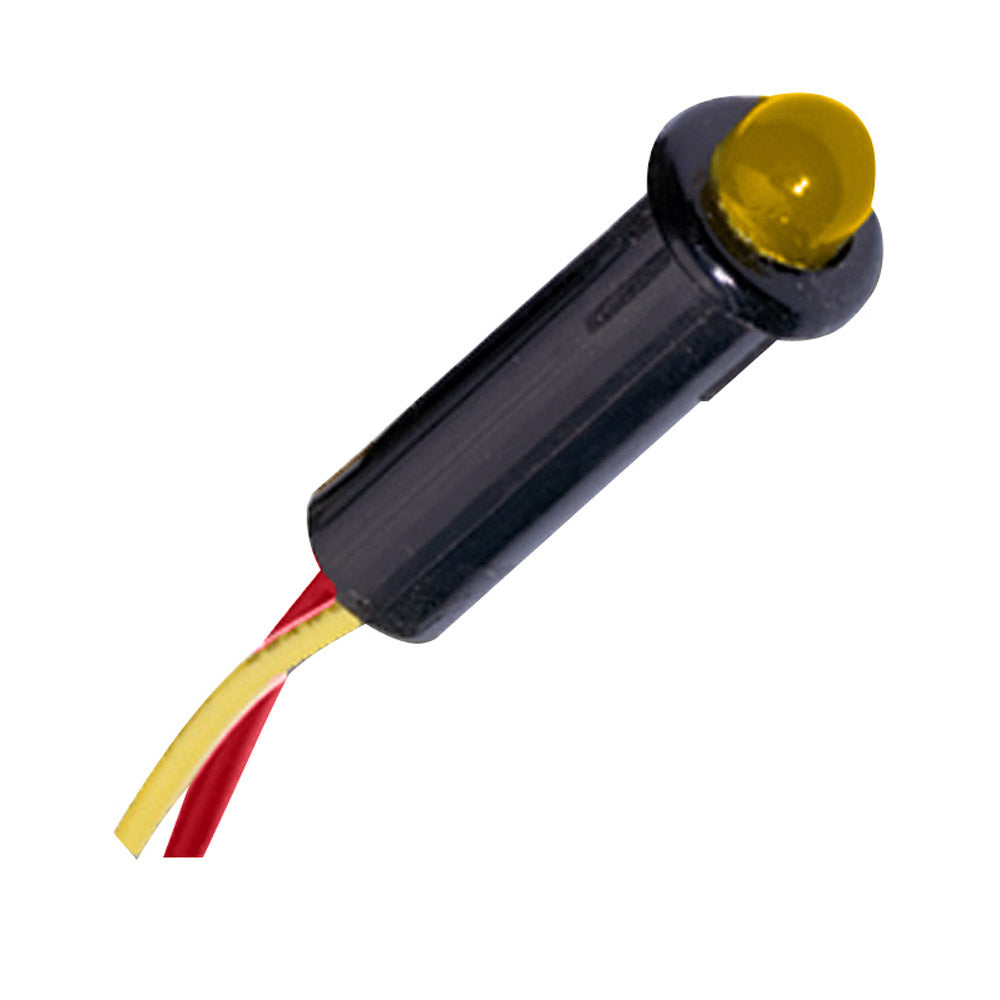 Paneltronics LED Indicator Light - Amber - 120 VAC - 1/4" [048-017]