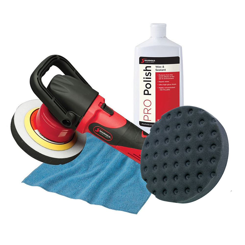 Shurhold Dual Action Polisher Start Kit w/Pro Polish, Pad & MicroFiber Towel [3101]