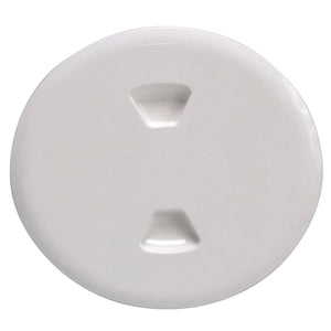 Beckson 5" Twist-Out Deck Plate - White [DP50-W]