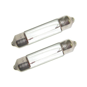 Perko Double Ended Festoon Bulbs - 12V, 10W, .80A - Pair [0071DP0CLR]