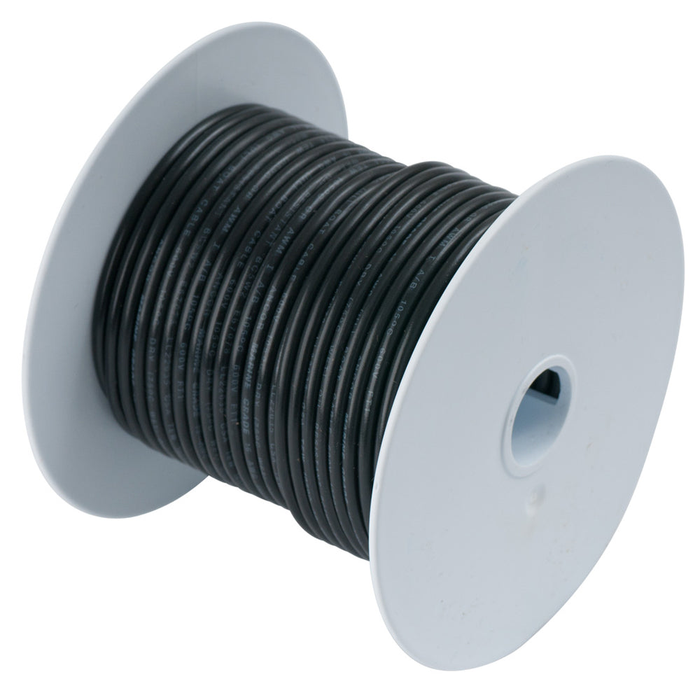 Ancor Black 18 AWG Tinned Copper Wire - 250' [100025]