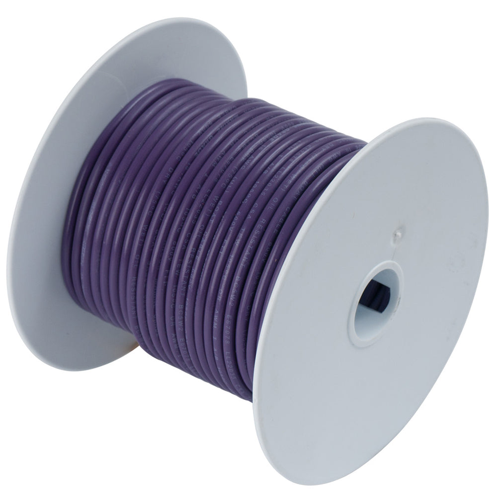Ancor Purple 18 AWG Tinned Copper Wire - 35' [180703]