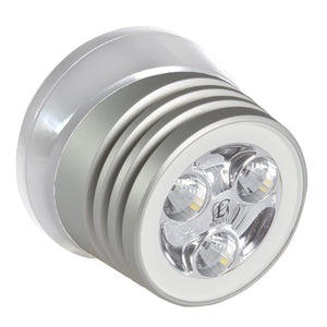 Lumitec Zephyr LED Spreader/Deck Light - Brushed White Base - White Non-Dimming [101325]