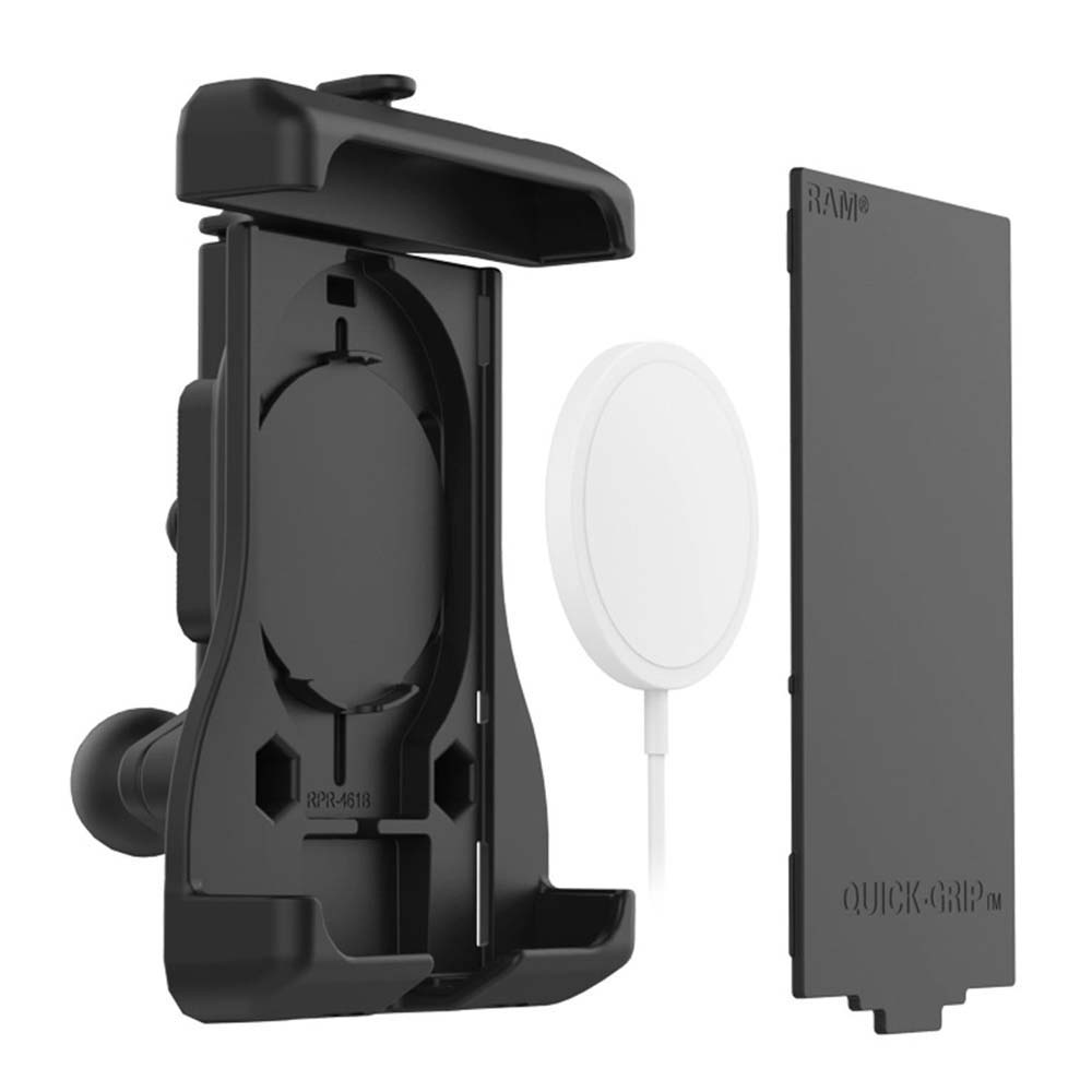 RAM Mount RAM Quick-Grip Holder w/Ball f/Apple MagSafe Compatible Phones [RAM-HOL-UN15WBU]