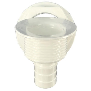 T-H Marine Straight Barbed All-Purpose Drain - White [APD-2-DP]