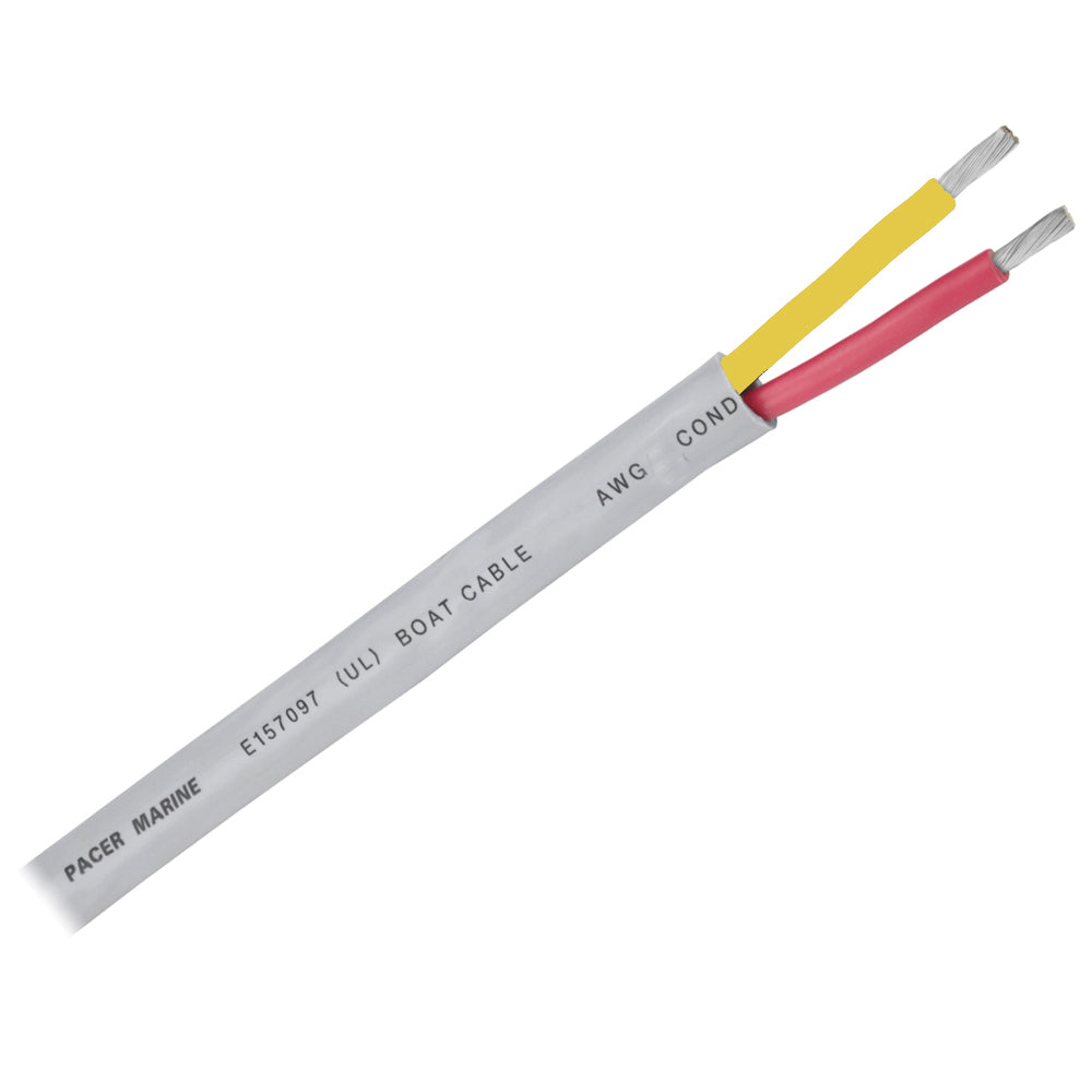 Pacer 16/2 AWG Round Safety Duplex Cable - Red/Yellow - 100 [WR16/2RYW-100]