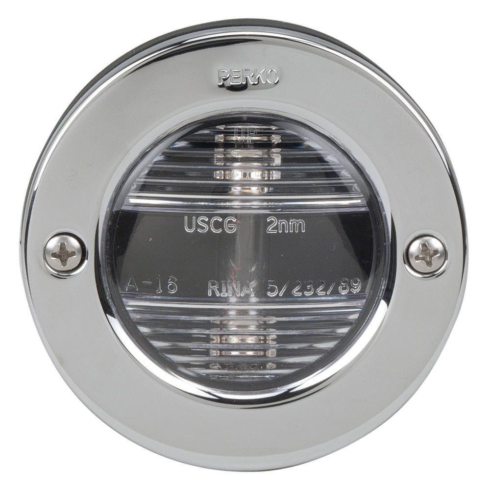 Perko Vertical Mount Stern Light 12VDC w/STS Bezel [0946DP1STS]